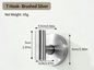 Heavy Duty Stainless Steel Vacuum Suction Cup Hooks – No-Drill Wall Mount Organizer