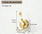 Heavy Duty Stainless Steel Vacuum Suction Cup Hooks – No-Drill Wall Mount Organizer