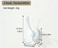 Heavy Duty Stainless Steel Vacuum Suction Cup Hooks – No-Drill Wall Mount Organizer