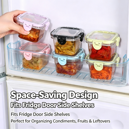 Mini Refrigerator Organizer Bins, Airtight Small Food Storage Containers with Lids