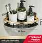 Premium No-Drill Space Aluminum Shower Caddy - Strong Suction Bathroom Shelf
