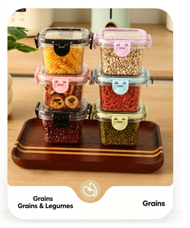 Mini Refrigerator Organizer Bins, Airtight Small Food Storage Containers with Lids