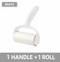 2-in-1 Sticky Lint Roller for Pet Hair & Clothes | Tear-Off Fabric Shaver & Furniture Cleaner