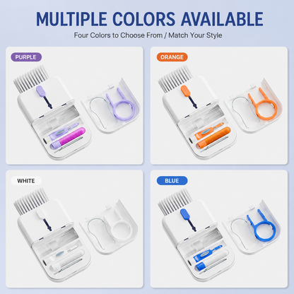 11-in-1 Ultimate Electronics Cleaning Kit - Multi-Function Cleaner for Keyboard, Earbuds, Phone Screen & Camera