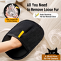2-in-1 Pet Grooming & Massage Glove - Gentle Deshedding Brush for Cats & Dogs