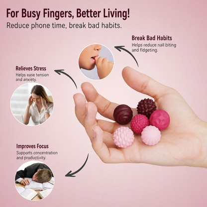 Premium Spiky Magnetic Sensory Balls for Stress Relief & Focus