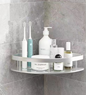 Premium No-Drill Space Aluminum Shower Caddy - Strong Suction Bathroom Shelf