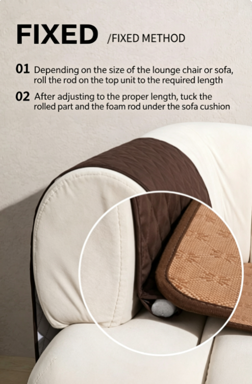 Premium Quilted Sofa Armrest Organizer - Universal No-Slip Bedside & Recliner Caddy