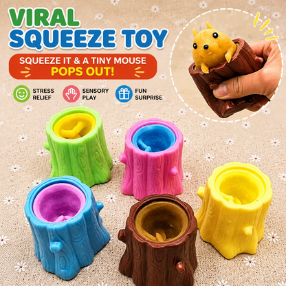 Pop-Up Cute Bunny & Pumpkin Squeeze Toy – Stress Relief Fidget Toy