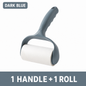 2-in-1 Sticky Lint Roller for Pet Hair & Clothes | Tear-Off Fabric Shaver & Furniture Cleaner