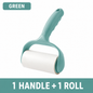 2-in-1 Sticky Lint Roller for Pet Hair & Clothes | Tear-Off Fabric Shaver & Furniture Cleaner
