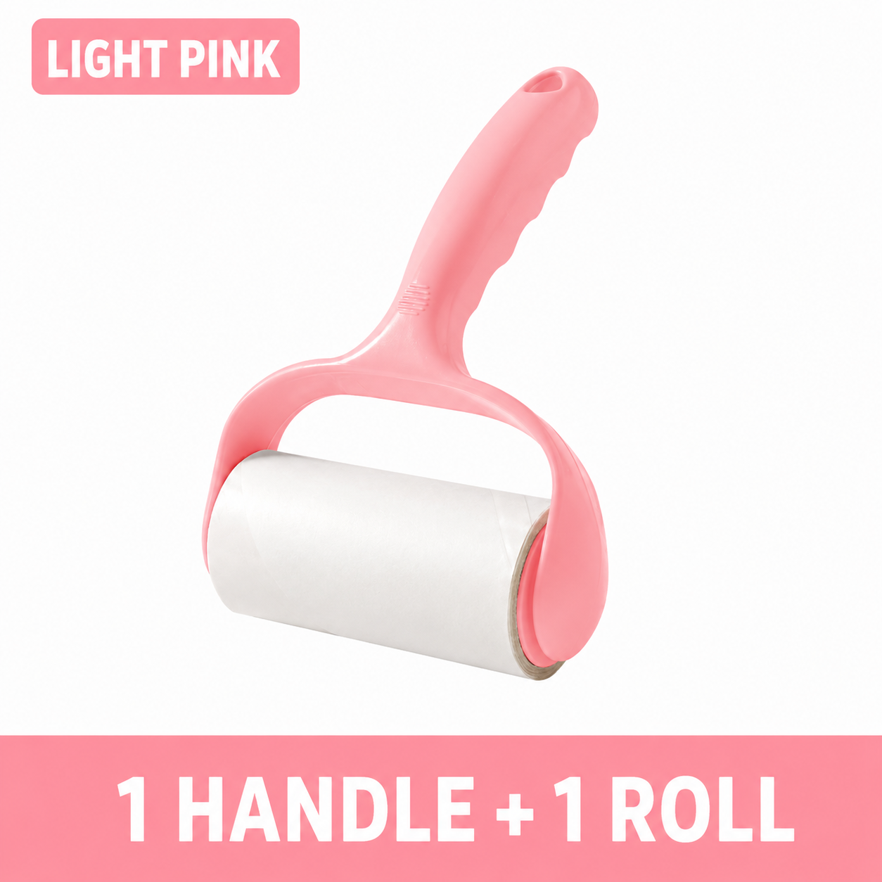 2-in-1 Sticky Lint Roller for Pet Hair & Clothes | Tear-Off Fabric Shaver & Furniture Cleaner