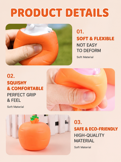 Pop-Up Cute Bunny & Pumpkin Squeeze Toy – Stress Relief Fidget Toy